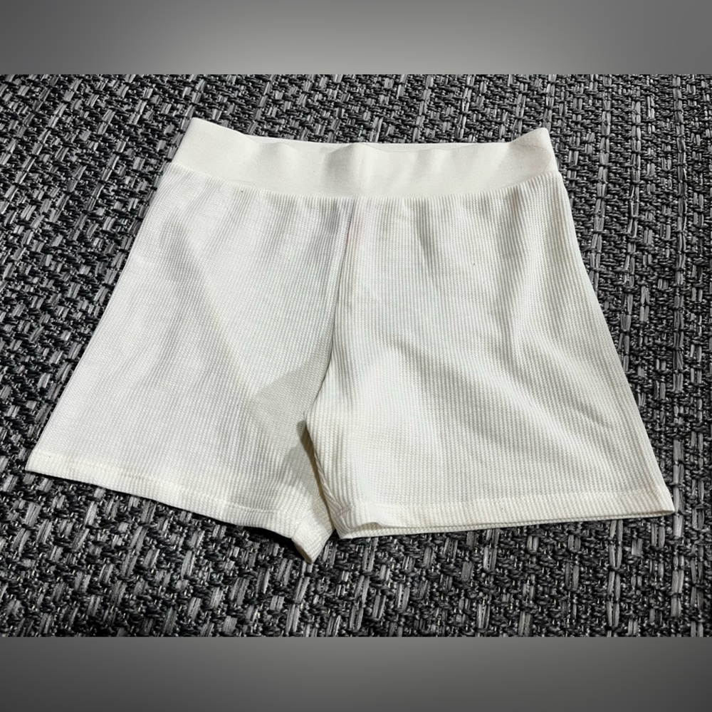 La Senza | Cream Waffle Knit Shorts